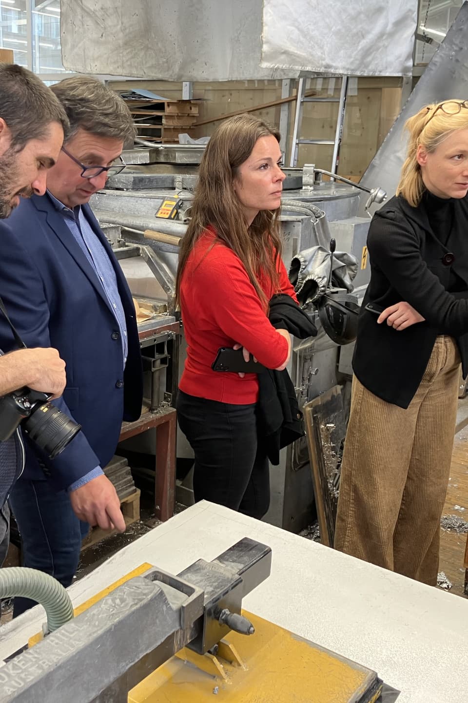 Französische Delegation aus L'Isle Adam zu Besuch in der Firma