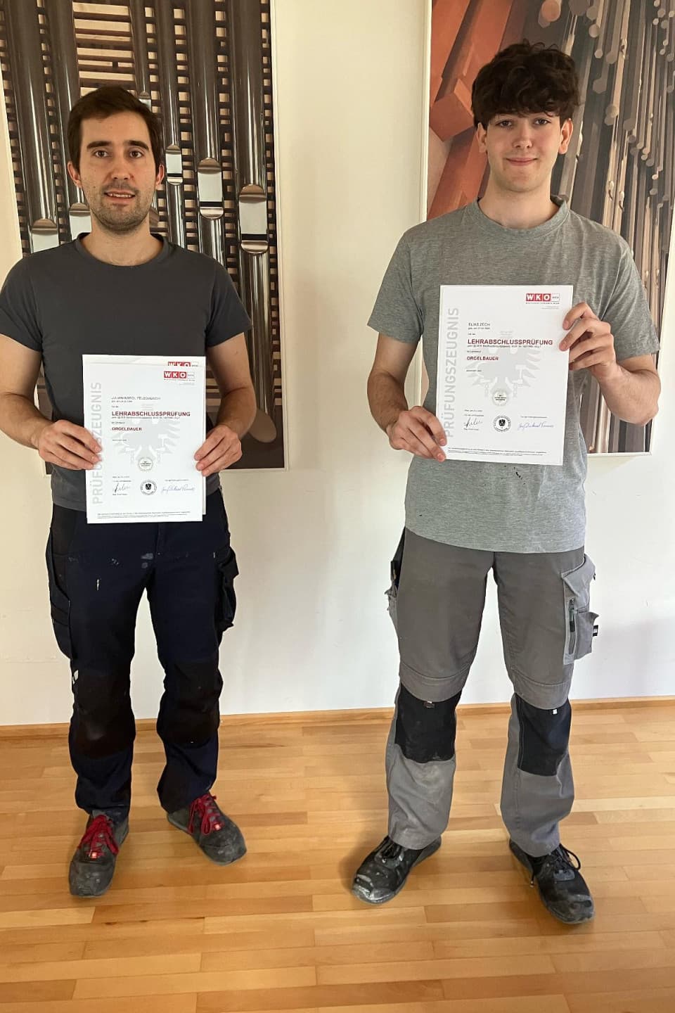 Successful journeyman's examinations
