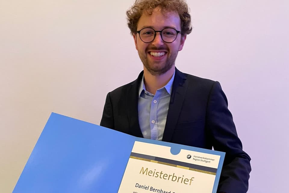 Master craftsman's examination Daniel Orth