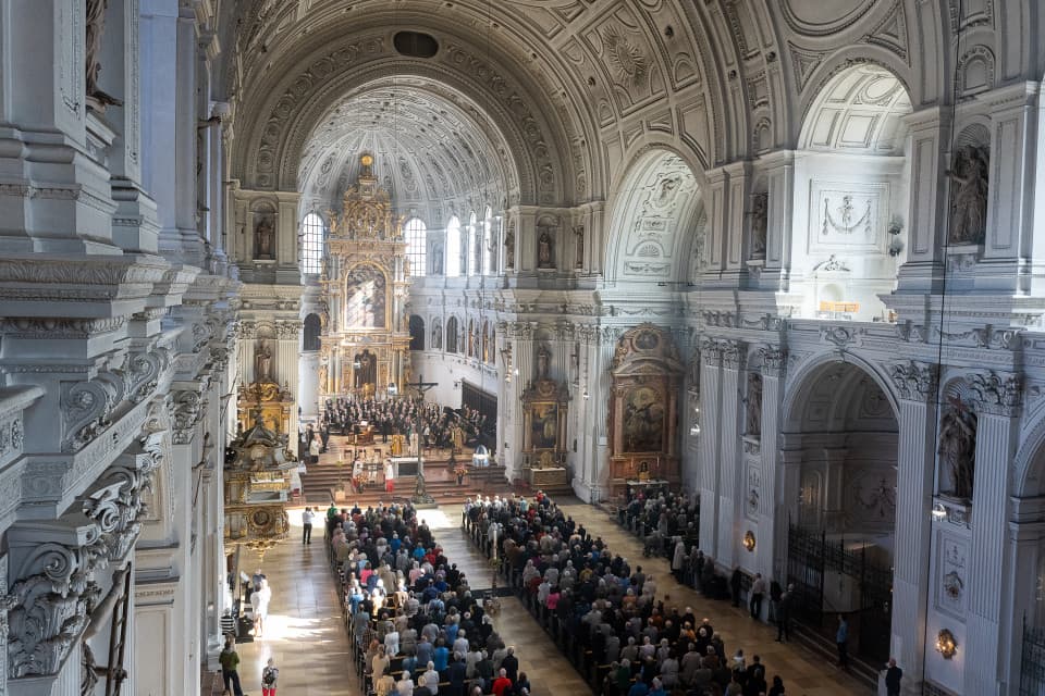 Consecration of the choir organ in St Michael's, Munich