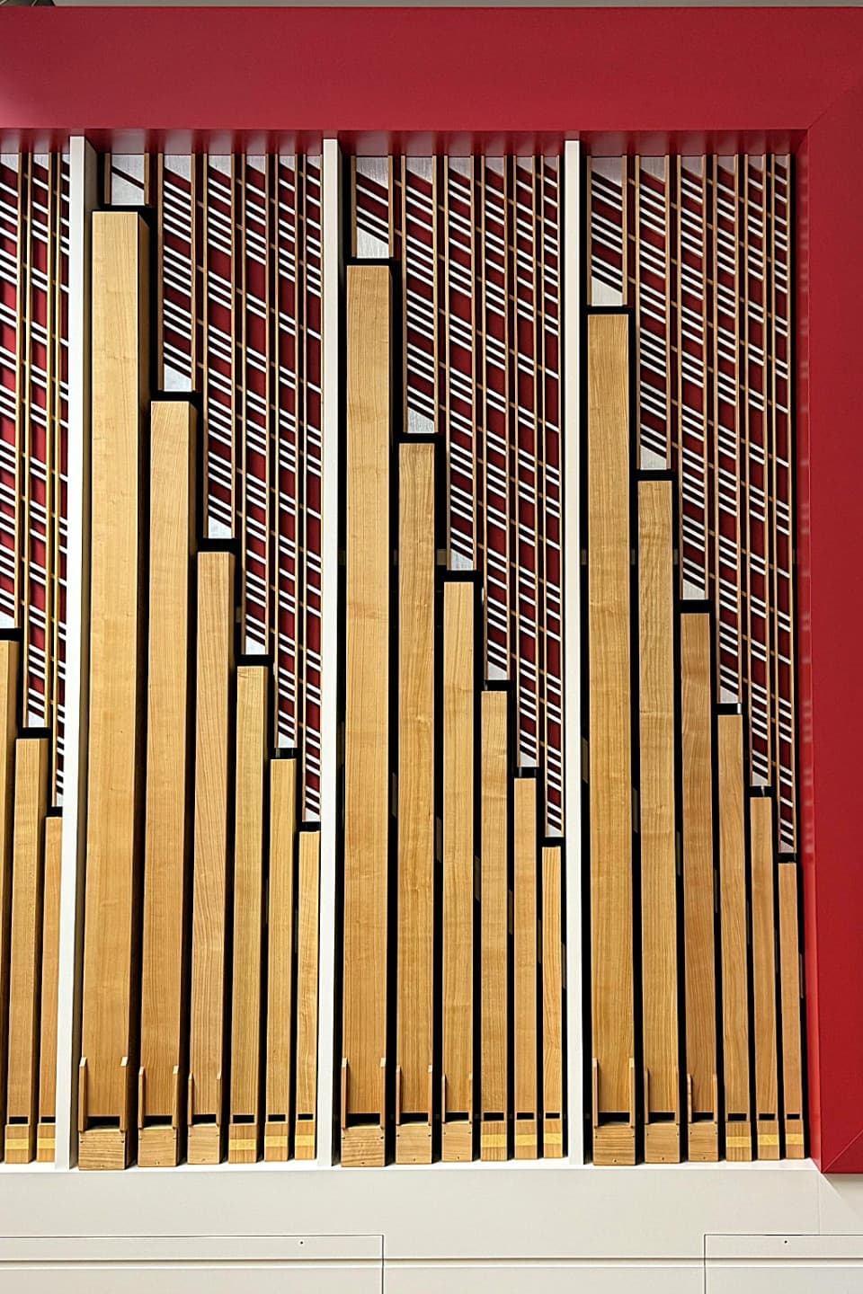 The new organ at the Frankfurt University of Music and Performing Arts.